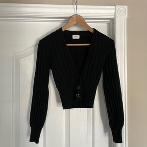 Wilfred Plunge Front Cardigan from Aritzia